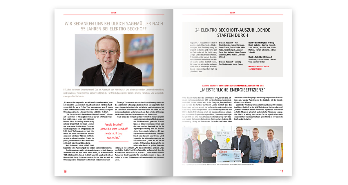 Kundenmagazin IMPULS - Nachrichten von Profis für Profis